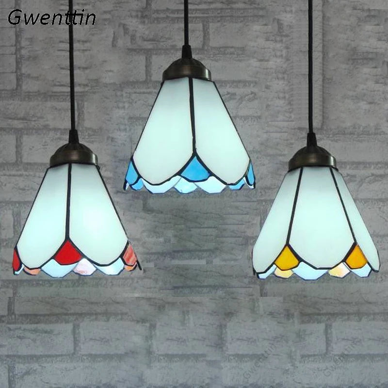 suspension tiffany méditerranéenne pour décoration intérieure élégante - vue 1 sur 9
