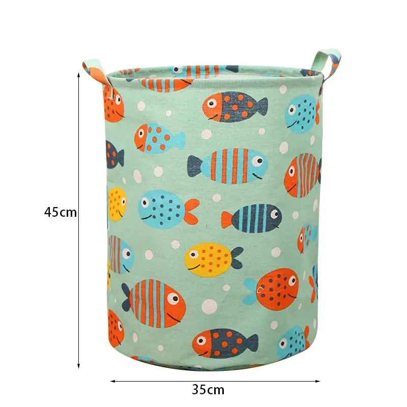 panier à linge pliable en lin étanche grande capacité de rangement - vue 19 sur 21
