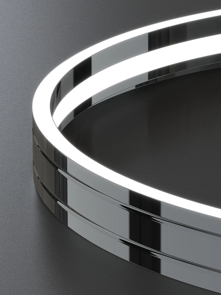 lustre en anneau moderne pour éclairage intérieur décoratif - vue 6 sur 16