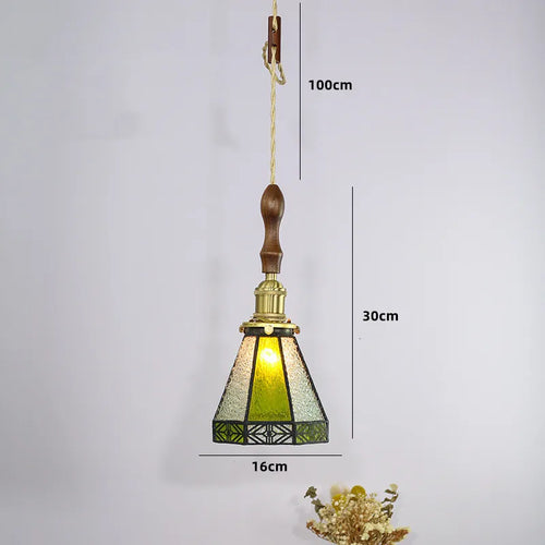 suspension nordique en cuivre avec verre teinté pour intérieur élégant