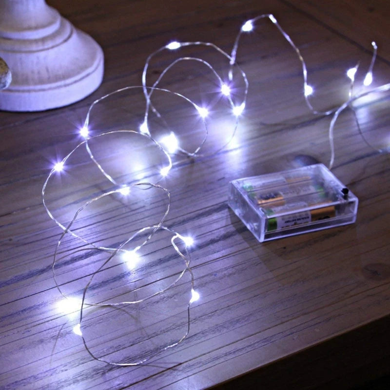 guirlande lumineuse led 300 leds décoration de fête mariage noël - vue 3 sur 14