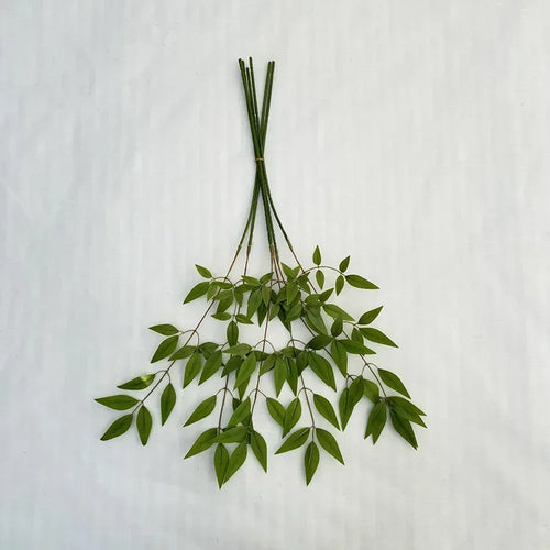 bouquet de feuilles de bambou artificielles pour décoration florale - vue 5 sur 7