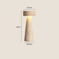 Creative Stone Table Lamp Desk Light for Bedroom Living Room Study