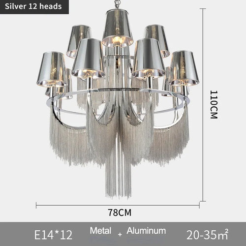 lustre de luxe moderne pour mariage avec lumières intégrées - vue 11 sur 14