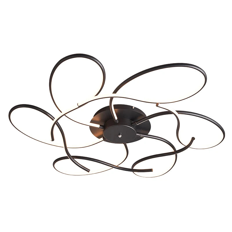 Gleam Modern LED Chandelier For Home Living Room Decoration, Bedroom Home Decoration, Ceiling Chandelier For Smart Home - vue 6 sur 10