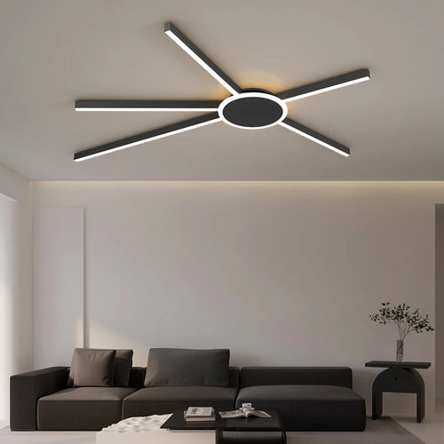 plafonnier LED décoratif géométrique pour intérieur moderne - vue 2 sur 12