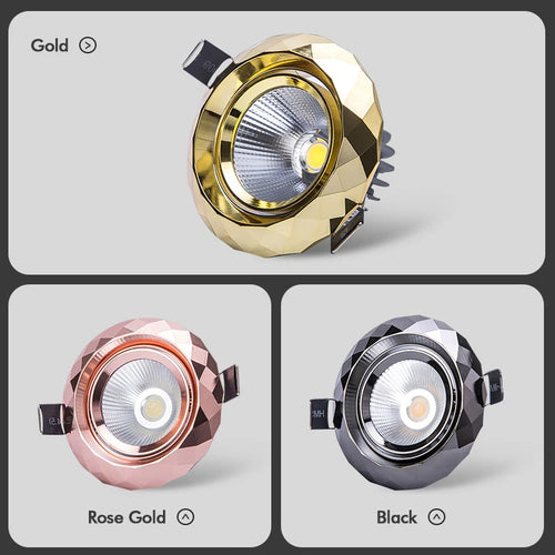 spot encastré led dimmable en aluminium épais pour intérieur - vue 5 sur 12