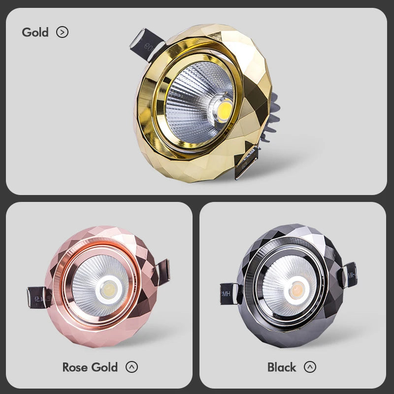spot encastré led dimmable en aluminium épais pour intérieur - vue 5 sur 12