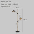 lampadaire moderne avec haut-parleur design luxe réglable