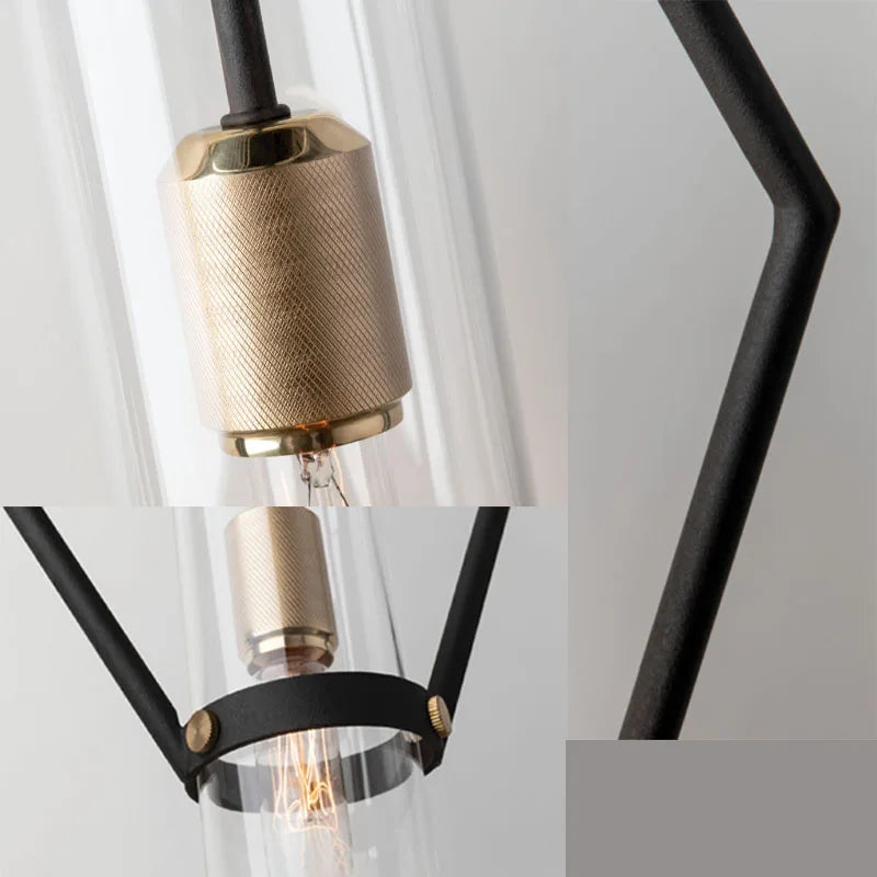 suspension moderne en verre avec cordon réglable pour intérieur - vue 5 sur 7