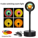 lampe led coucher de soleil veilleuse projecteur ambiance festive