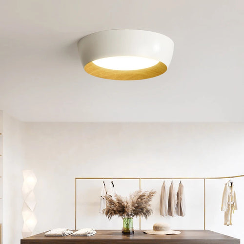 Plafonniers LED nordique pour salon chambre couloir Luminaire blanc noir gris lampe 	 lustres e pendentes - vue 4 sur 16