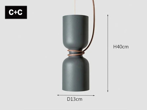 suspension nordique moderne à led pour décoration intérieure créative