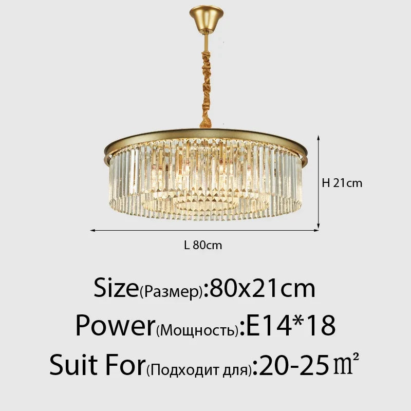 lustre moderne en cristal style nordique vintage pour intérieur élégant - vue 17 sur 21
