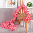 guirlande de fleurs artificielles pour décoration de mariage et intérieur