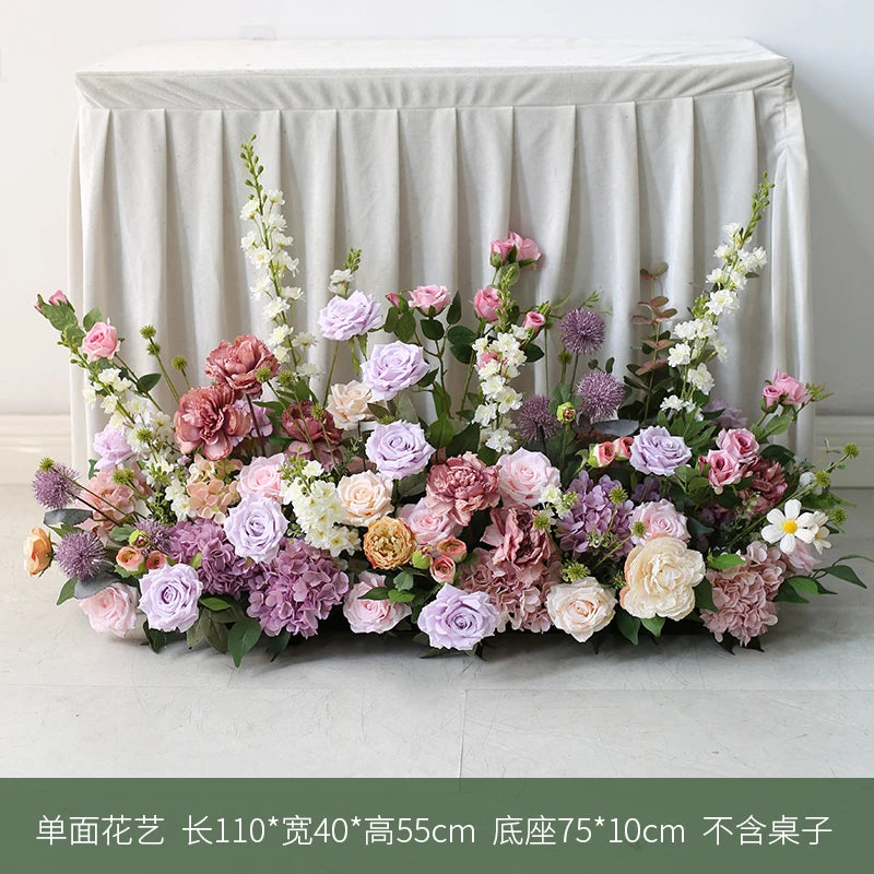 arrangement de fleurs artificielles pour décoration de mariage et événements - vue 11 sur 12