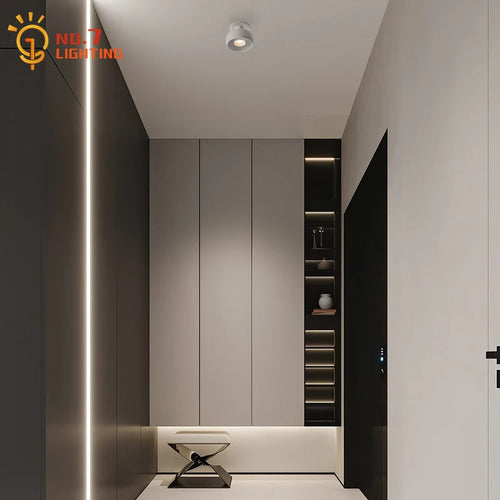 Spot style Abat-jour moderne Simple noir/blanc - vue 2 sur 5