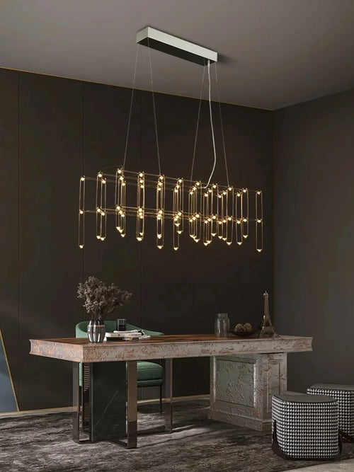lustre LED postmoderne créatif pour bar et réception - vue 4 sur 8