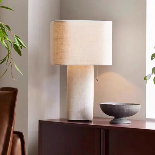 lampadaire hensley wabi sabi tissu artistique pour décoration intérieure - vue 4 sur 10