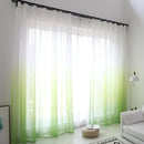 Voilage rideau tulle dégradé moderne salon chambre fenêtre