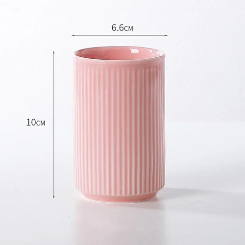 tasse en céramique pour couple porte-brosse à dents et rangement - vue 10 sur 22