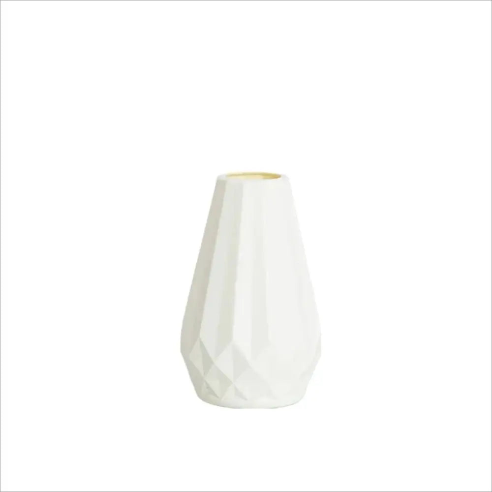 vase à fleurs en diamant style nordique moderne en plastique