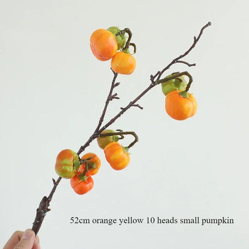 plantes artificielles citrouilles décoratives pour balcon et hôtel - vue 10 sur 12