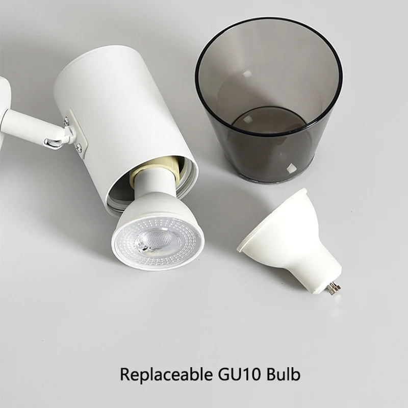 applique murale led modernes avec interrupteur et lampe de chevet - vue 5 sur 11