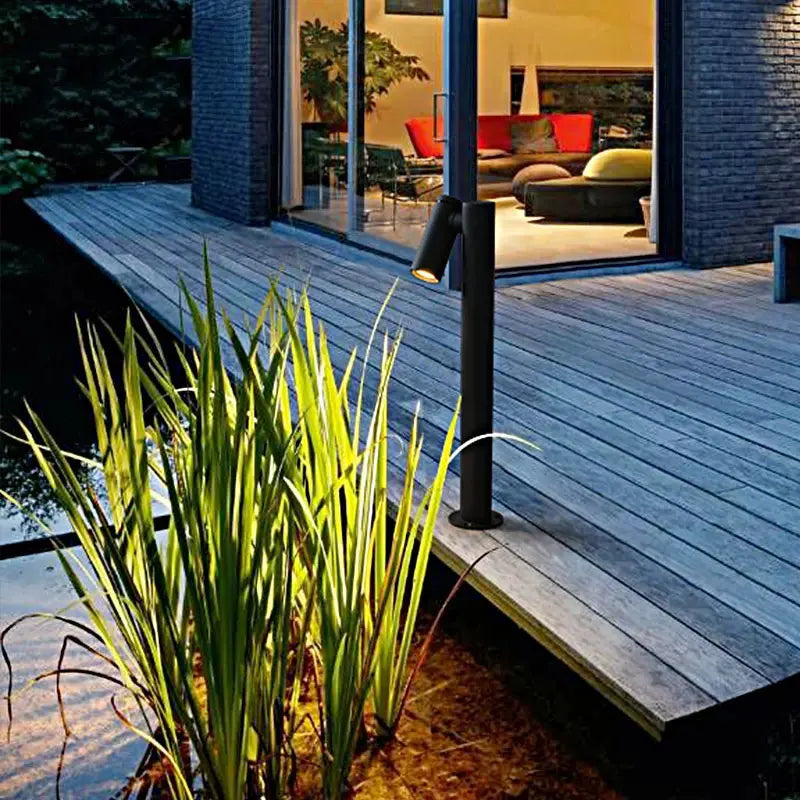 lampe de pelouse extérieure à led pour éclairage de jardin et paysage - vue 7 sur 7