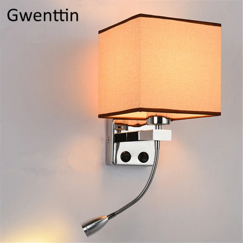applique murale à led moderne pour décoration intérieure et lecture - vue 9 sur 14