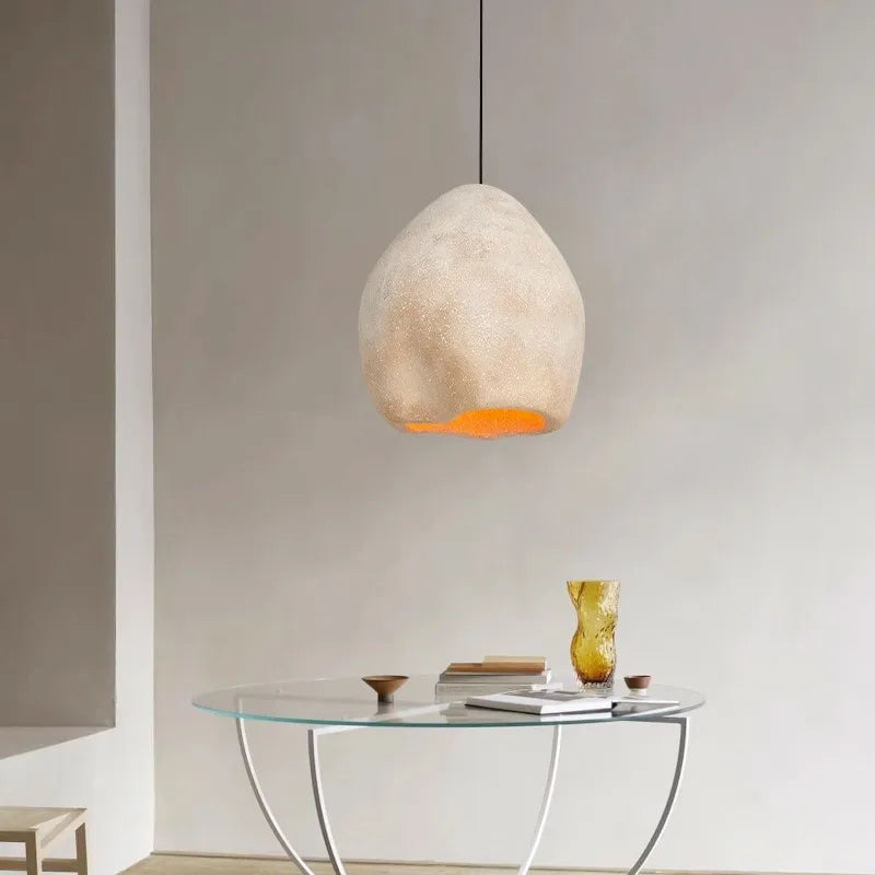 lustre moderne wabi sabi pour décoration intérieure et bar - vue 5 sur 9