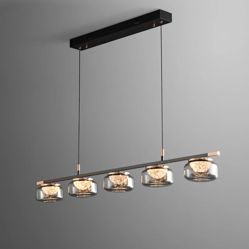 lustre minimaliste italien haut de gamme pour éclairage moderne - vue 3 sur 12