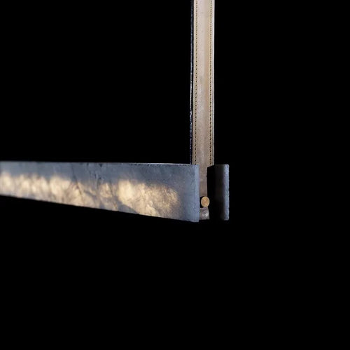 lustre led moderne minimaliste imitation marbre haut de gamme - vue 6 sur 14