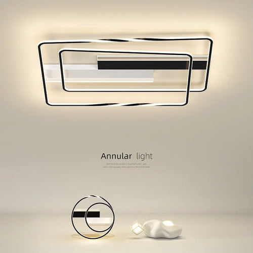lustre moderne en led design créatif minimaliste pour intérieur élégant - vue 4 sur 18