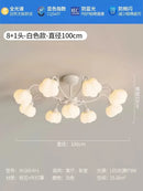 plafonnier moderne à LED avec couverture en coton décorative