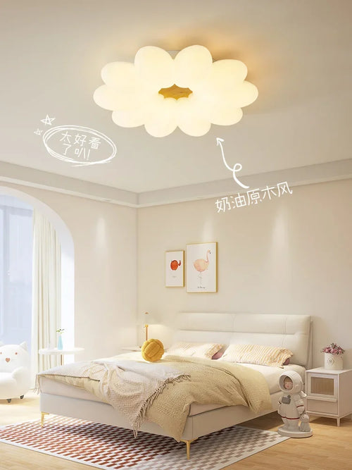 lustre créatif à pétales pour un éclairage chaleureux et apaisant - vue 4 sur 24