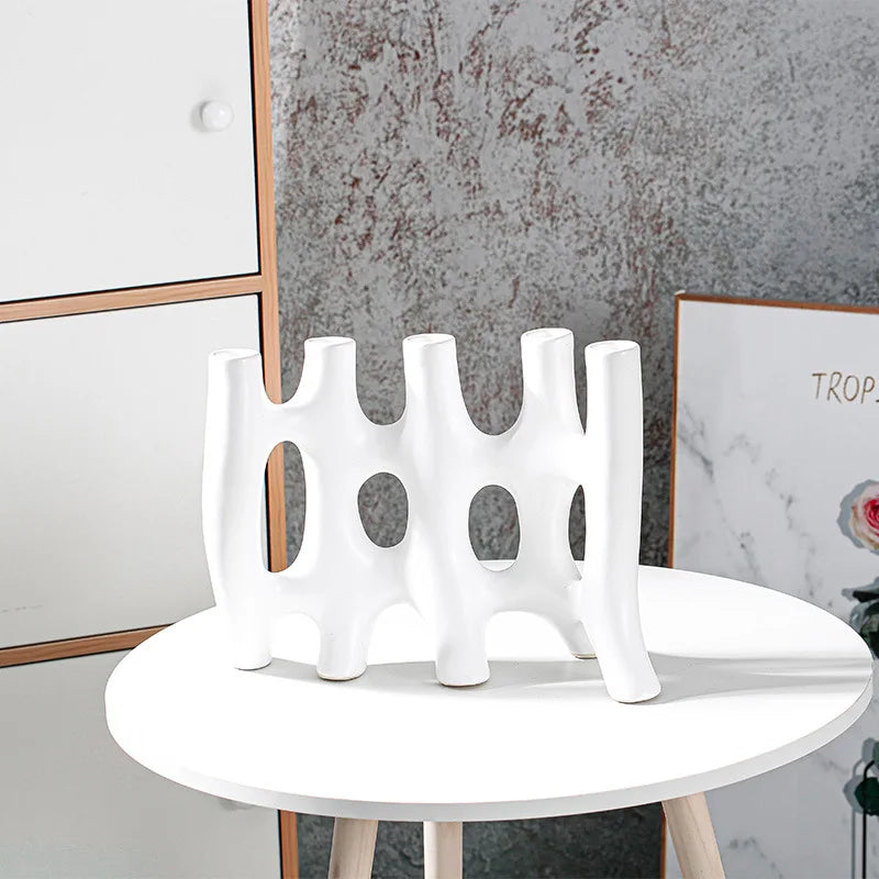 vase en céramique créatif pour un décor moderne - vue 3 sur 9
