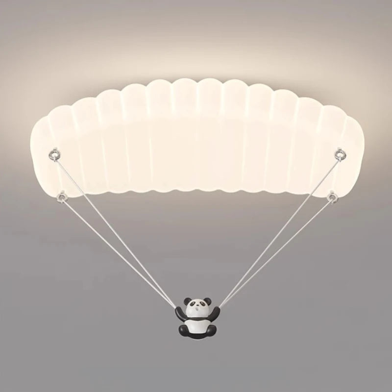 plafonnier panda en forme de parachute pour enfants - vue 6 sur 7