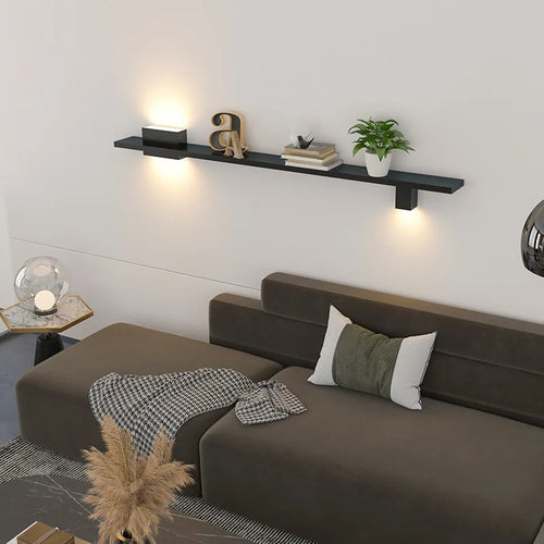 Applique murale led minimaliste 3000k en métal pour - vue 3 sur 10