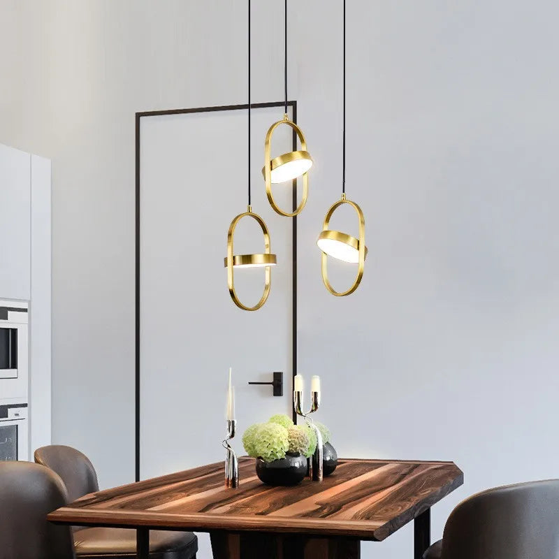 suspension moderne en métal pour bar restaurant et boutique - vue 3 sur 14