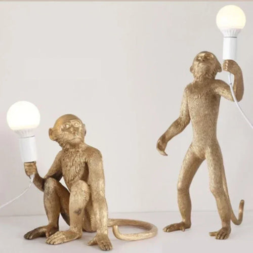 lustre rétro créatif en forme de singe pour cafés et restaurants - vue 4 sur 18