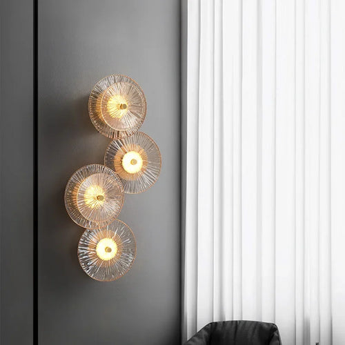 Applique moderne salon fond décoration créative couloir chambre restaurant verre lumières Led applique couloir éclairage - vue 7 sur 10