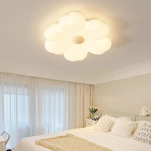 plafonnier moderne led forme de fleur pour décoration intérieure intelligente - vue 2 sur 8