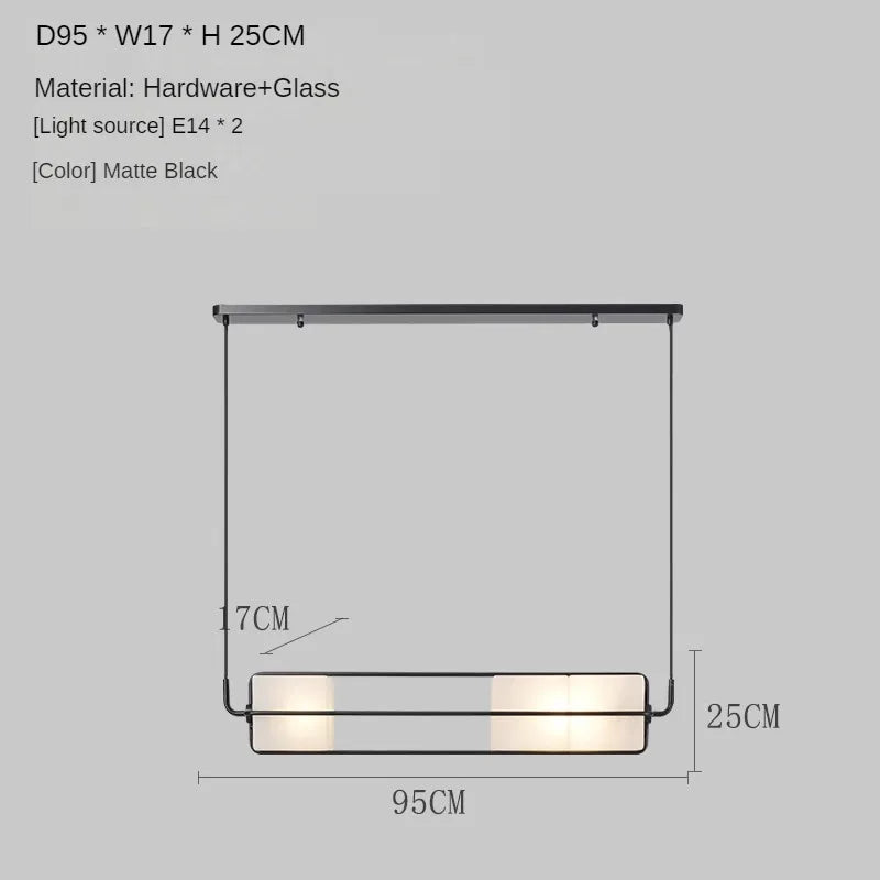 suspension en verre moderne pour éclairage de luxe intérieur - vue 8 sur 9