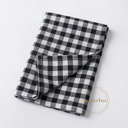 Serviette de table coton motif vichy 42x42 lavable