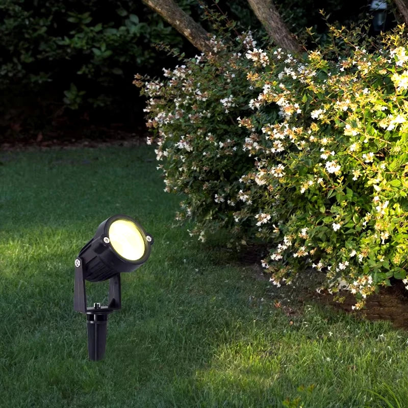 lampe de jardin led étanche pour éclairage extérieur - vue 7 sur 10