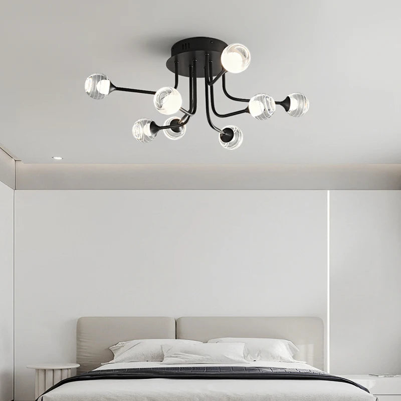 lustre créatif suspendu pour décoration moderne et artistique - vue 3 sur 8