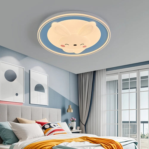 plafonnier lapin dessin animé pour décoration chambre enfants - vue 5 sur 9