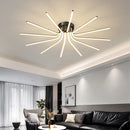 Plafonnier LED en cuivre au design moderne