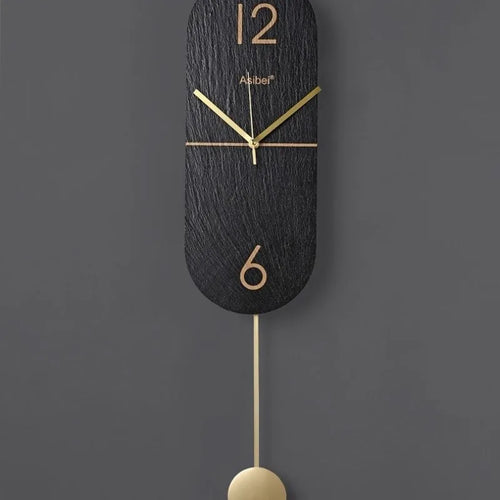 horloge murale en roche design moderne et silencieuse - vue 7 sur 7